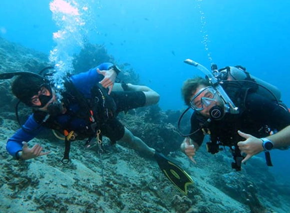 scuba diving entry techniques