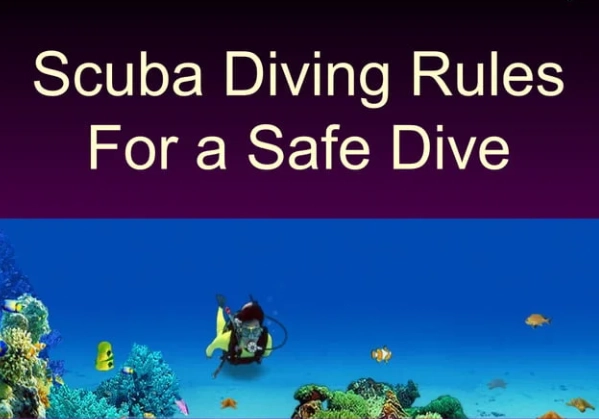 scuba diving safety guidelines