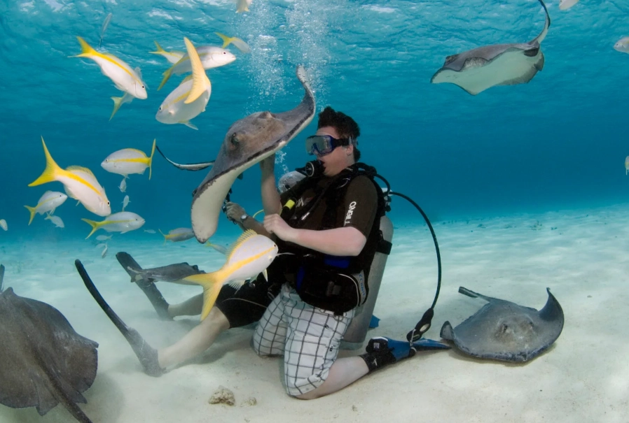 beginner scuba diving Caribbean