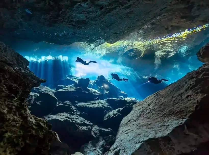 cave diving Yucatan cave diving Yucatan