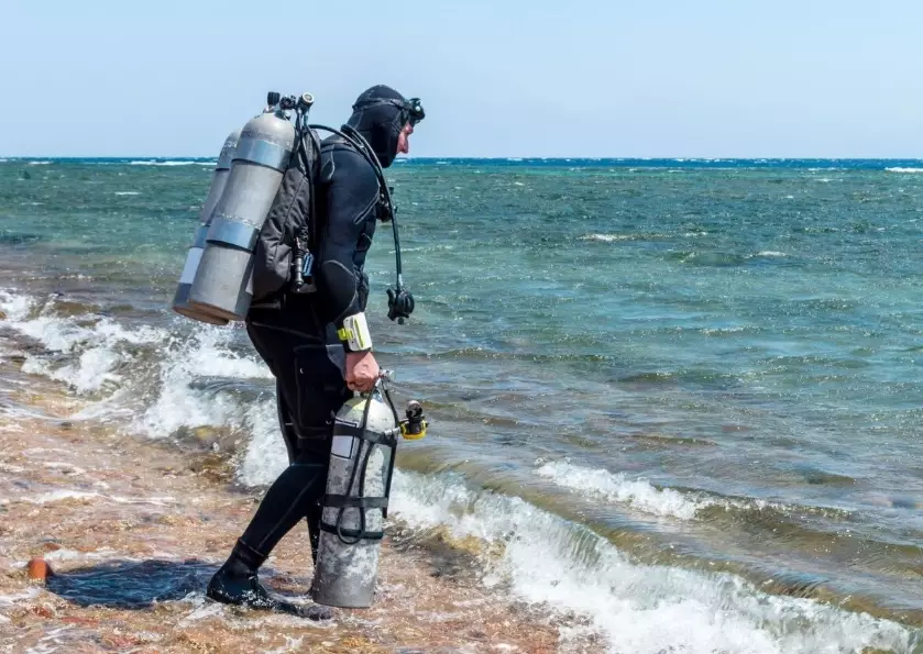 shore diving for beginners