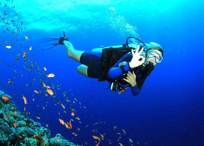 scuba diving gear September