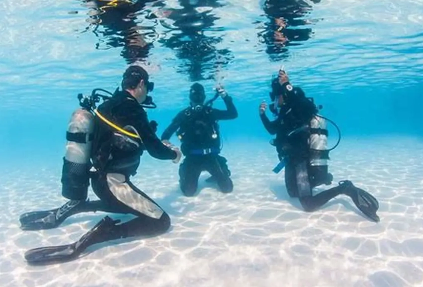 how to dive underwater