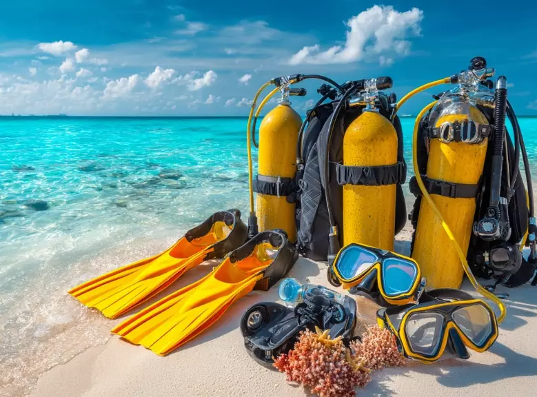 What are the basic scuba diving equipment