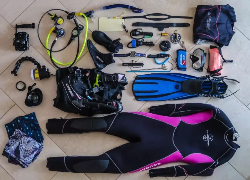 scuba gear checklist