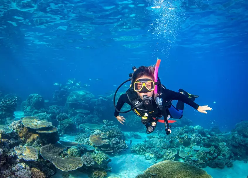 cave diving